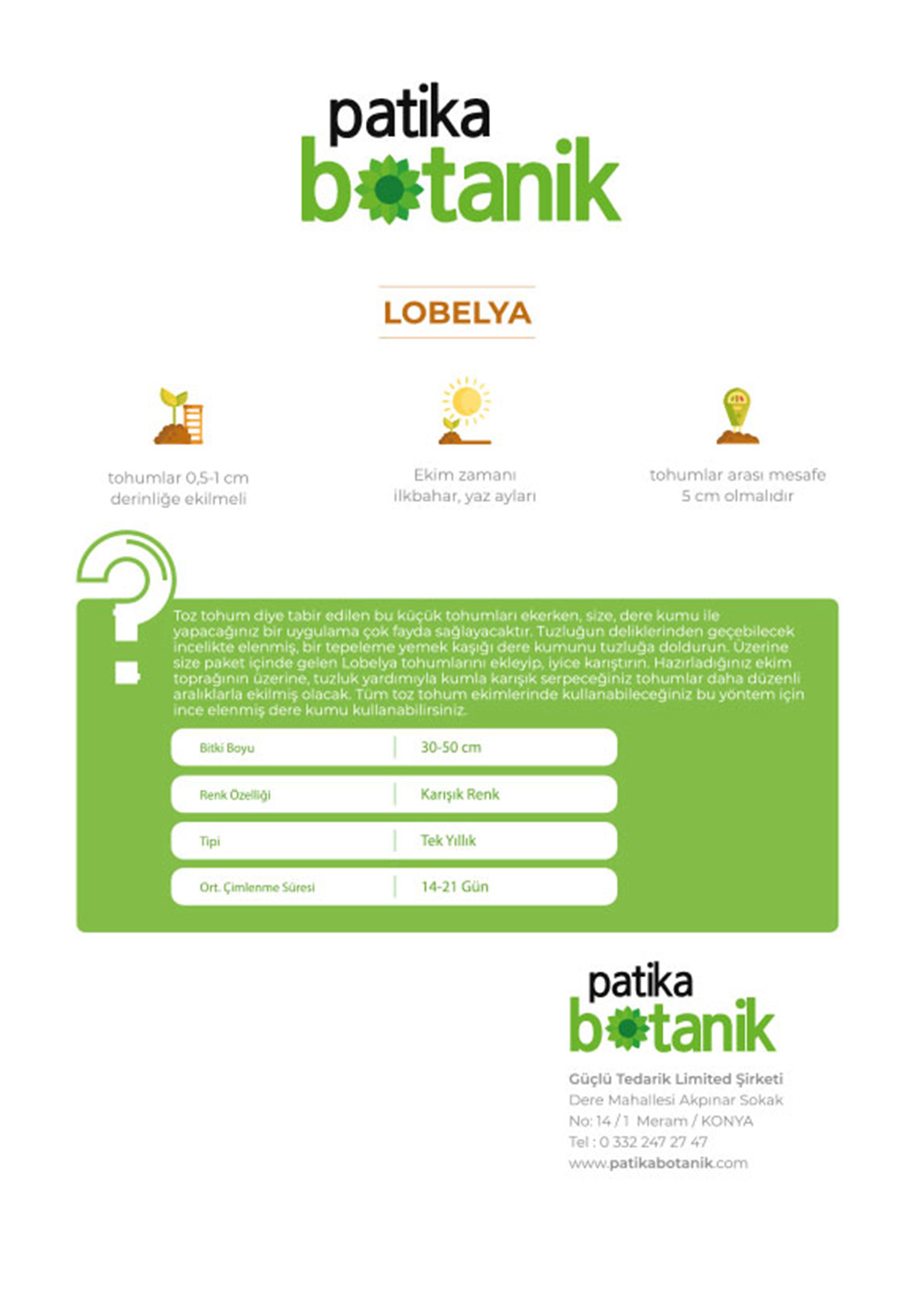  || Patika Botanik | Tohumlar, Sebze Tohumları, Çiçek Tohumları, Bitkiler, Çiçek Soğanı, Bahçe Malzemeleri, Toprak, Gübre, İlaç, Çim Alternatifi Bitkiler, Sırık Barbunya Tohumu, Renkli Kapya Biber Tohumu, Kırmızı Kıvırcık Marul Tohumu, Kaliforniya Biber Tohumu, Enginar Tohumu, Çizgili/Alaca Patlıcan Tohumu, Zinna Çiçek Tohumu, Şebboy Tohumu, Süs Ayçiçeği Tohumu, Obrizya Çiçek Tohumu, Lobelya Çiçek Tohumu, İngiliz Lavatası Tohumu, Dahlia Çiçek Tohumu, Aster Çiçeği Tohumu, Mor Soğan Tohumu, Sarı Süs Biber Tohumu, Kök Kereviz Tohumu, Mor Havuç Tohumu, Göbek, İceberg Marul Tohumu, Çin Turp Tohumu, Cin Mısır Tohumu, Sakız Bakla Tohumu, Yaprak Bezelye Tohumu, Kırmızı (MOR) Lahana Tohumu, Kuru Fasulye Tohumu, Kişniş Tohumu (Aşotu), Karnabahar Tohumu, Brüksel Lahana Tohumu, Börülce Tohumu, Ananas Kavun Tohumu, Mine (Verbena) Çiçek Tohumu, Vapur Dumanı (Ageratum Houstanianum) Çiçek Tohumu, Haseki Küpesi Çiçek Tohumu, İpek - Şellaki (portulaca Grandiflora) Çiçek Tohumu, Hanımeli (Turşuluk) Oturak Fasülye Tohumu, Eymen Oturak Fasülye Tohumu, Oturak Fasulye Tohumu, Mavi Ateş Çiçeği Tohumu, Ayçiçeği Tohumu, Tilki Kuyruğu (Amaranthus Caudatus) Çiçek Tohumu, Sille Gülü, Saray Patı (kasım Patı) Çiçek Tohumu, Samanyolu ( Cosmos L.) Çiçek Tohumu, Karagöz (Tagetes L.) Çiçek Tohumu, Hercai Menekşe (Viola) Çiçek Tohumu, Gece Güzeli (Datura L.) Çiçek Tohumu, Çan (Campanula L.) Çiçek Tohumu, Nane (Mentha) Çiçek Tohumu, Kudret Narı Tohumu, Kadife Çiçek Tohumu, Hatim Çiçeği (Aalcea Rosea) Çiçek Tohumu, Gelincik Çiçek Tohumu, Çin Karanfili (Dianthus Chinensis) Çiçek Tohumu, Boru (PETUNYA) Çiçek Tohumu, Beybeğendi Çiçeği Tohumu, Top Fesleğen - Top Reyhan Çiçek Tohumu, Mavi Sarmaşık Çiçek Tohumu, Kuşağzı Çiçek Tohumu, Sarmaşık Çilek Tohumu, Altın Papatya Tohumu, Alman Papatya Tohumu, Akşam Sefası Tohumu, Adaçayı Tohumu, Makedon Biber Tohumu, Kiraz Biber Tohumu, Karışık Karpuz Tohumu, Kardola Biber Tohumu, Etli Demre Biber Tohumu, Çıtır Biber Tohumu, Alaca Karpuz Tohumu, Acur Tohumu, Üç Burun Köy Biber Tohumu, Topan Patlıcan Tohumu, Tatlı Mısır Tohumu, Sultani Bamya Tohumu, Geniş Yaprak Pazı Tohumu, Pat Biber Tohumu, Oturak Barbunya Tohumu, Kışlık Kıvırcık Marul Tohumu, Kınalı Bamya Tohumu, Kara Lahana Tohumu, Etli Domates Tohumu, Erkenci Domates Tohumu, Botanik Brokoli Tohumu, Bal Kabağı Tohumu, 10 Dilim Çorum Kavun Tohumu, 10 Çeşit Yeşillik Tohumu, 10 Çeşit Sebze Tohumu, Topak Kabak Tohumu, Mor Cin Biber Tohumu, Mor Çiçek Lavanta Tohumu, Papatya Tohumu, Kuşkonmaz Tohumu, Köy Salatalığı Tohumu, Kıvırcık Marul Tohumu, Kara Kabak Tohumu, Kandil Dolma Biber Tohumu, Jalepone Biber Tohumu, Siyah Karpuz Tohumu, Sırık Fasulye Tohumu, Pırasa Tohumu, Misket Biber Tohumu, Kırmızı Pancar Tohumu, Çumra Kavunu Tohumu, Çiçek Bamya Tohumu, Beyaz Lahana Tohumu, Yedikule Marul Tohumu, Semizotu Tohumu, Rio Grande (Bursa, Salçalık) Domates Tohumu, Kuzu Kulağı/Ekşiotu Tohumu, Kırmızı Turp Tohumu, Kapya Biber Tohumu, Çarliston Biber Tohumu, Taze Bezelye Tohumu, Yeşil Soğan Tohumu, Kornişon Salatalık Tohumu (Turşuluk), Kemer Patlıcan Tohumu, Kekik Tohumu, Yerli Ispanak Tohumu (Geniş Yaprak), Karışık Havuç Tohumu - Sarı Turuncu Mor Kırmızı, Fındık Turp Tohumu, Beyaz Sakız Kabak Tohumu, Turşuluk Süs Biberi Tohumu, Sarmaşık - Gündüz Safası Tohumu, Çengelköy Salatalık Tohumu, Yeşil Fesleğen/Reyhan Tohumu, Mor Fesleğen/Reyhan Tohumu, Köy Tipi Domates Tohumu, Cherry Domates Tohumu, Şeker Pancarı Tohumu, Karışık Çiçek Tohumu, Tatlı Kıl Biber Tohumu, Acı Kıl Biber Tohumu, Dere Otu Tohumu, Maydonoz, Roka, Tere, Dere Otu Tohum Seti, Geniş Yapraklı Tere Tohumu, Roka Tohumu, Maydanoz Tohumu