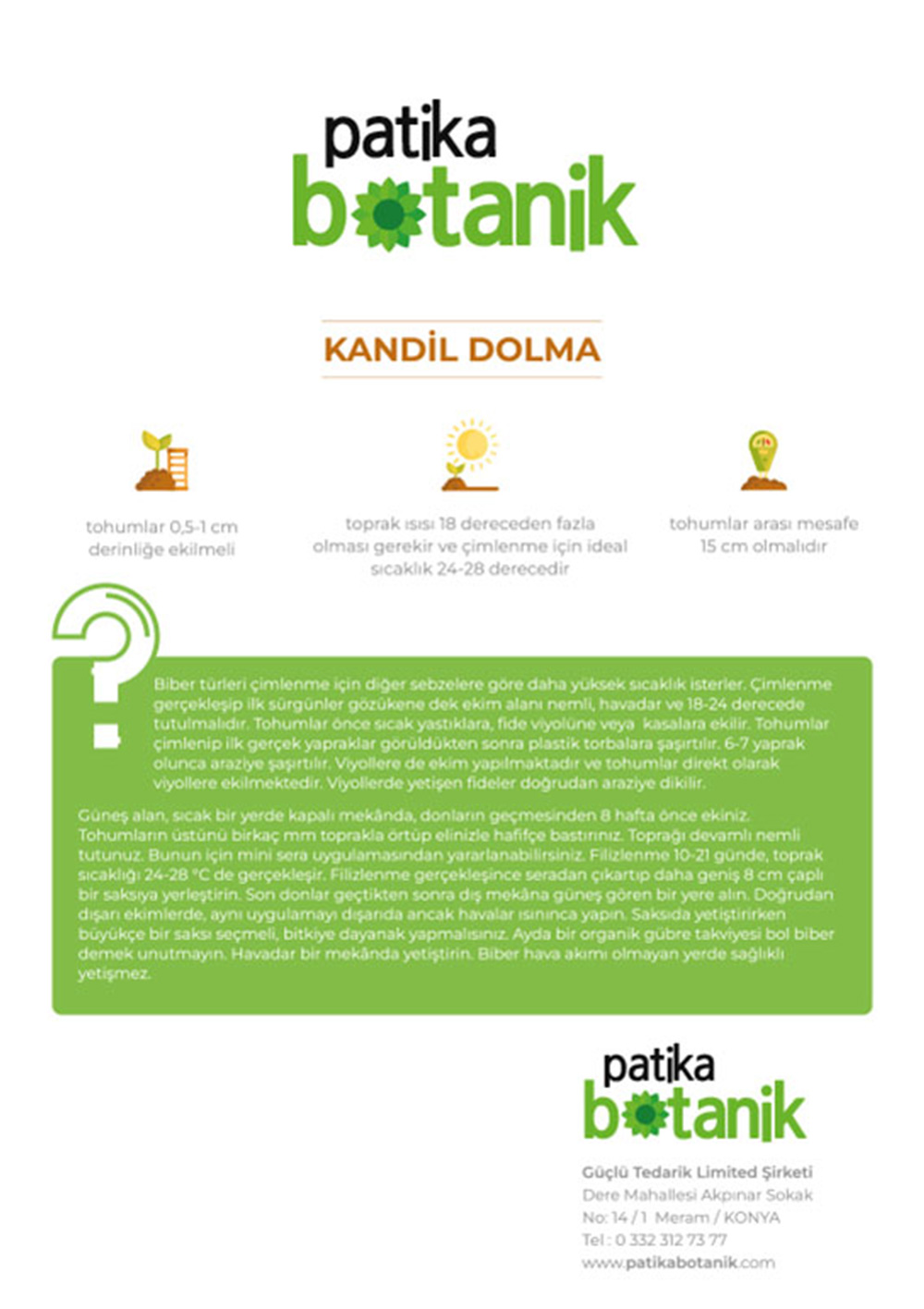  || Patika Botanik | Tohumlar, Sebze Tohumları, Çiçek Tohumları, Bitkiler, Çiçek Soğanı, Bahçe Malzemeleri, Toprak, Gübre, İlaç, Çim Alternatifi Bitkiler, Sırık Barbunya Tohumu, Renkli Kapya Biber Tohumu, Kırmızı Kıvırcık Marul Tohumu, Kaliforniya Biber Tohumu, Enginar Tohumu, Çizgili/Alaca Patlıcan Tohumu, Zinna Çiçek Tohumu, Şebboy Tohumu, Süs Ayçiçeği Tohumu, Obrizya Çiçek Tohumu, Lobelya Çiçek Tohumu, İngiliz Lavatası Tohumu, Dahlia Çiçek Tohumu, Aster Çiçeği Tohumu, Mor Soğan Tohumu, Sarı Süs Biber Tohumu, Kök Kereviz Tohumu, Mor Havuç Tohumu, Göbek, İceberg Marul Tohumu, Çin Turp Tohumu, Cin Mısır Tohumu, Sakız Bakla Tohumu, Yaprak Bezelye Tohumu, Kırmızı (MOR) Lahana Tohumu, Kuru Fasulye Tohumu, Kişniş Tohumu (Aşotu), Karnabahar Tohumu, Brüksel Lahana Tohumu, Börülce Tohumu, Ananas Kavun Tohumu, Mine (Verbena) Çiçek Tohumu, Vapur Dumanı (Ageratum Houstanianum) Çiçek Tohumu, Haseki Küpesi Çiçek Tohumu, İpek - Şellaki (portulaca Grandiflora) Çiçek Tohumu, Hanımeli (Turşuluk) Oturak Fasülye Tohumu, Eymen Oturak Fasülye Tohumu, Oturak Fasulye Tohumu, Mavi Ateş Çiçeği Tohumu, Ayçiçeği Tohumu, Tilki Kuyruğu (Amaranthus Caudatus) Çiçek Tohumu, Sille Gülü, Saray Patı (kasım Patı) Çiçek Tohumu, Samanyolu ( Cosmos L.) Çiçek Tohumu, Karagöz (Tagetes L.) Çiçek Tohumu, Hercai Menekşe (Viola) Çiçek Tohumu, Gece Güzeli (Datura L.) Çiçek Tohumu, Çan (Campanula L.) Çiçek Tohumu, Nane (Mentha) Çiçek Tohumu, Kudret Narı Tohumu, Kadife Çiçek Tohumu, Hatim Çiçeği (Aalcea Rosea) Çiçek Tohumu, Gelincik Çiçek Tohumu, Çin Karanfili (Dianthus Chinensis) Çiçek Tohumu, Boru (PETUNYA) Çiçek Tohumu, Beybeğendi Çiçeği Tohumu, Top Fesleğen - Top Reyhan Çiçek Tohumu, Mavi Sarmaşık Çiçek Tohumu, Kuşağzı Çiçek Tohumu, Sarmaşık Çilek Tohumu, Altın Papatya Tohumu, Alman Papatya Tohumu, Akşam Sefası Tohumu, Adaçayı Tohumu, Makedon Biber Tohumu, Kiraz Biber Tohumu, Karışık Karpuz Tohumu, Kardola Biber Tohumu, Etli Demre Biber Tohumu, Çıtır Biber Tohumu, Alaca Karpuz Tohumu, Acur Tohumu, Üç Burun Köy Biber Tohumu, Topan Patlıcan Tohumu, Tatlı Mısır Tohumu, Sultani Bamya Tohumu, Geniş Yaprak Pazı Tohumu, Pat Biber Tohumu, Oturak Barbunya Tohumu, Kışlık Kıvırcık Marul Tohumu, Kınalı Bamya Tohumu, Kara Lahana Tohumu, Etli Domates Tohumu, Erkenci Domates Tohumu, Botanik Brokoli Tohumu, Bal Kabağı Tohumu, 10 Dilim Çorum Kavun Tohumu, 10 Çeşit Yeşillik Tohumu, 10 Çeşit Sebze Tohumu, Topak Kabak Tohumu, Mor Cin Biber Tohumu, Mor Çiçek Lavanta Tohumu, Papatya Tohumu, Kuşkonmaz Tohumu, Köy Salatalığı Tohumu, Kıvırcık Marul Tohumu, Kara Kabak Tohumu, Kandil Dolma Biber Tohumu, Jalepone Biber Tohumu, Siyah Karpuz Tohumu, Sırık Fasulye Tohumu, Pırasa Tohumu, Misket Biber Tohumu, Kırmızı Pancar Tohumu, Çumra Kavunu Tohumu, Çiçek Bamya Tohumu, Beyaz Lahana Tohumu, Yedikule Marul Tohumu, Semizotu Tohumu, Rio Grande (Bursa, Salçalık) Domates Tohumu, Kuzu Kulağı/Ekşiotu Tohumu, Kırmızı Turp Tohumu, Kapya Biber Tohumu, Çarliston Biber Tohumu, Taze Bezelye Tohumu, Yeşil Soğan Tohumu, Kornişon Salatalık Tohumu (Turşuluk), Kemer Patlıcan Tohumu, Kekik Tohumu, Yerli Ispanak Tohumu (Geniş Yaprak), Karışık Havuç Tohumu - Sarı Turuncu Mor Kırmızı, Fındık Turp Tohumu, Beyaz Sakız Kabak Tohumu, Turşuluk Süs Biberi Tohumu, Sarmaşık - Gündüz Safası Tohumu, Çengelköy Salatalık Tohumu, Yeşil Fesleğen/Reyhan Tohumu, Mor Fesleğen/Reyhan Tohumu, Köy Tipi Domates Tohumu, Cherry Domates Tohumu, Şeker Pancarı Tohumu, Karışık Çiçek Tohumu, Tatlı Kıl Biber Tohumu, Acı Kıl Biber Tohumu, Dere Otu Tohumu, Maydonoz, Roka, Tere, Dere Otu Tohum Seti, Geniş Yapraklı Tere Tohumu, Roka Tohumu, Maydanoz Tohumu