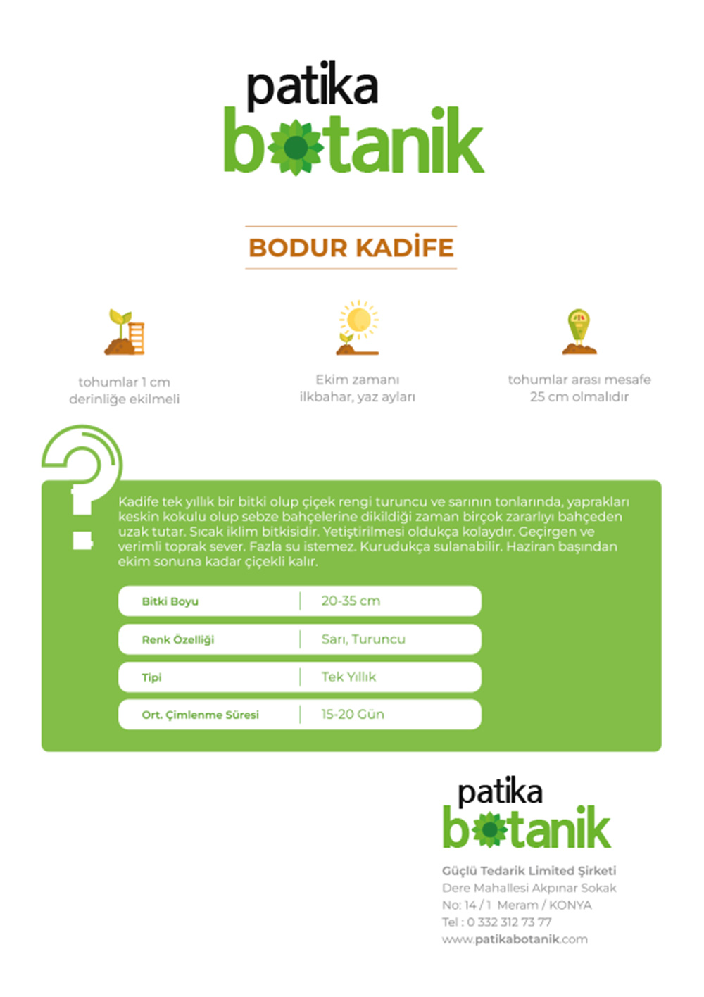  || Patika Botanik | Tohumlar, Sebze Tohumları, Çiçek Tohumları, Bitkiler, Çiçek Soğanı, Bahçe Malzemeleri, Toprak, Gübre, İlaç, Çim Alternatifi Bitkiler, Sırık Barbunya Tohumu, Renkli Kapya Biber Tohumu, Kırmızı Kıvırcık Marul Tohumu, Kaliforniya Biber Tohumu, Enginar Tohumu, Çizgili/Alaca Patlıcan Tohumu, Zinna Çiçek Tohumu, Şebboy Tohumu, Süs Ayçiçeği Tohumu, Obrizya Çiçek Tohumu, Lobelya Çiçek Tohumu, İngiliz Lavatası Tohumu, Dahlia Çiçek Tohumu, Aster Çiçeği Tohumu, Mor Soğan Tohumu, Sarı Süs Biber Tohumu, Kök Kereviz Tohumu, Mor Havuç Tohumu, Göbek, İceberg Marul Tohumu, Çin Turp Tohumu, Cin Mısır Tohumu, Sakız Bakla Tohumu, Yaprak Bezelye Tohumu, Kırmızı (MOR) Lahana Tohumu, Kuru Fasulye Tohumu, Kişniş Tohumu (Aşotu), Karnabahar Tohumu, Brüksel Lahana Tohumu, Börülce Tohumu, Ananas Kavun Tohumu, Mine (Verbena) Çiçek Tohumu, Vapur Dumanı (Ageratum Houstanianum) Çiçek Tohumu, Haseki Küpesi Çiçek Tohumu, İpek - Şellaki (portulaca Grandiflora) Çiçek Tohumu, Hanımeli (Turşuluk) Oturak Fasülye Tohumu, Eymen Oturak Fasülye Tohumu, Oturak Fasulye Tohumu, Mavi Ateş Çiçeği Tohumu, Ayçiçeği Tohumu, Tilki Kuyruğu (Amaranthus Caudatus) Çiçek Tohumu, Sille Gülü, Saray Patı (kasım Patı) Çiçek Tohumu, Samanyolu ( Cosmos L.) Çiçek Tohumu, Karagöz (Tagetes L.) Çiçek Tohumu, Hercai Menekşe (Viola) Çiçek Tohumu, Gece Güzeli (Datura L.) Çiçek Tohumu, Çan (Campanula L.) Çiçek Tohumu, Nane (Mentha) Çiçek Tohumu, Kudret Narı Tohumu, Kadife Çiçek Tohumu, Hatim Çiçeği (Aalcea Rosea) Çiçek Tohumu, Gelincik Çiçek Tohumu, Çin Karanfili (Dianthus Chinensis) Çiçek Tohumu, Boru (PETUNYA) Çiçek Tohumu, Beybeğendi Çiçeği Tohumu, Top Fesleğen - Top Reyhan Çiçek Tohumu, Mavi Sarmaşık Çiçek Tohumu, Kuşağzı Çiçek Tohumu, Sarmaşık Çilek Tohumu, Altın Papatya Tohumu, Alman Papatya Tohumu, Akşam Sefası Tohumu, Adaçayı Tohumu, Makedon Biber Tohumu, Kiraz Biber Tohumu, Karışık Karpuz Tohumu, Kardola Biber Tohumu, Etli Demre Biber Tohumu, Çıtır Biber Tohumu, Alaca Karpuz Tohumu, Acur Tohumu, Üç Burun Köy Biber Tohumu, Topan Patlıcan Tohumu, Tatlı Mısır Tohumu, Sultani Bamya Tohumu, Geniş Yaprak Pazı Tohumu, Pat Biber Tohumu, Oturak Barbunya Tohumu, Kışlık Kıvırcık Marul Tohumu, Kınalı Bamya Tohumu, Kara Lahana Tohumu, Etli Domates Tohumu, Erkenci Domates Tohumu, Botanik Brokoli Tohumu, Bal Kabağı Tohumu, 10 Dilim Çorum Kavun Tohumu, 10 Çeşit Yeşillik Tohumu, 10 Çeşit Sebze Tohumu, Topak Kabak Tohumu, Mor Cin Biber Tohumu, Mor Çiçek Lavanta Tohumu, Papatya Tohumu, Kuşkonmaz Tohumu, Köy Salatalığı Tohumu, Kıvırcık Marul Tohumu, Kara Kabak Tohumu, Kandil Dolma Biber Tohumu, Jalepone Biber Tohumu, Siyah Karpuz Tohumu, Sırık Fasulye Tohumu, Pırasa Tohumu, Misket Biber Tohumu, Kırmızı Pancar Tohumu, Çumra Kavunu Tohumu, Çiçek Bamya Tohumu, Beyaz Lahana Tohumu, Yedikule Marul Tohumu, Semizotu Tohumu, Rio Grande (Bursa, Salçalık) Domates Tohumu, Kuzu Kulağı/Ekşiotu Tohumu, Kırmızı Turp Tohumu, Kapya Biber Tohumu, Çarliston Biber Tohumu, Taze Bezelye Tohumu, Yeşil Soğan Tohumu, Kornişon Salatalık Tohumu (Turşuluk), Kemer Patlıcan Tohumu, Kekik Tohumu, Yerli Ispanak Tohumu (Geniş Yaprak), Karışık Havuç Tohumu - Sarı Turuncu Mor Kırmızı, Fındık Turp Tohumu, Beyaz Sakız Kabak Tohumu, Turşuluk Süs Biberi Tohumu, Sarmaşık - Gündüz Safası Tohumu, Çengelköy Salatalık Tohumu, Yeşil Fesleğen/Reyhan Tohumu, Mor Fesleğen/Reyhan Tohumu, Köy Tipi Domates Tohumu, Cherry Domates Tohumu, Şeker Pancarı Tohumu, Karışık Çiçek Tohumu, Tatlı Kıl Biber Tohumu, Acı Kıl Biber Tohumu, Dere Otu Tohumu, Maydonoz, Roka, Tere, Dere Otu Tohum Seti, Geniş Yapraklı Tere Tohumu, Roka Tohumu, Maydanoz Tohumu